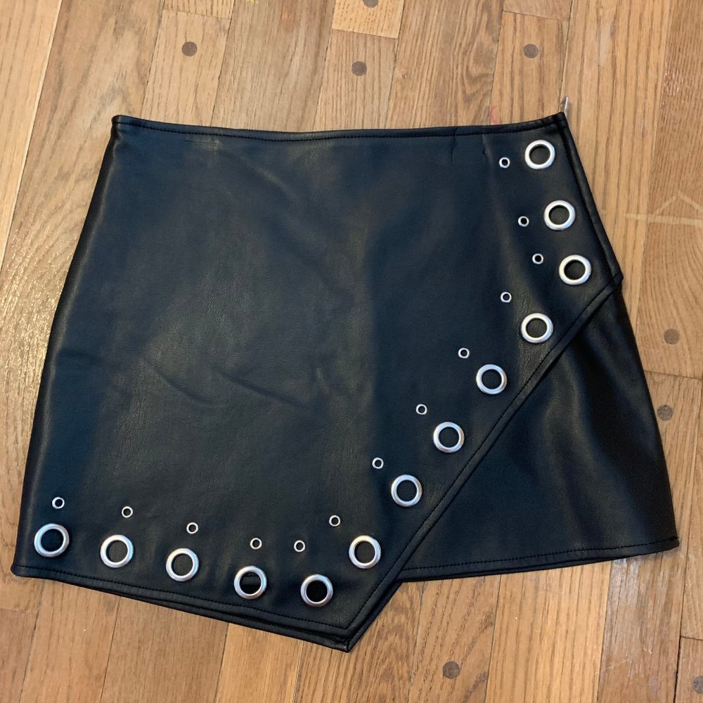 Black Leather Skirt